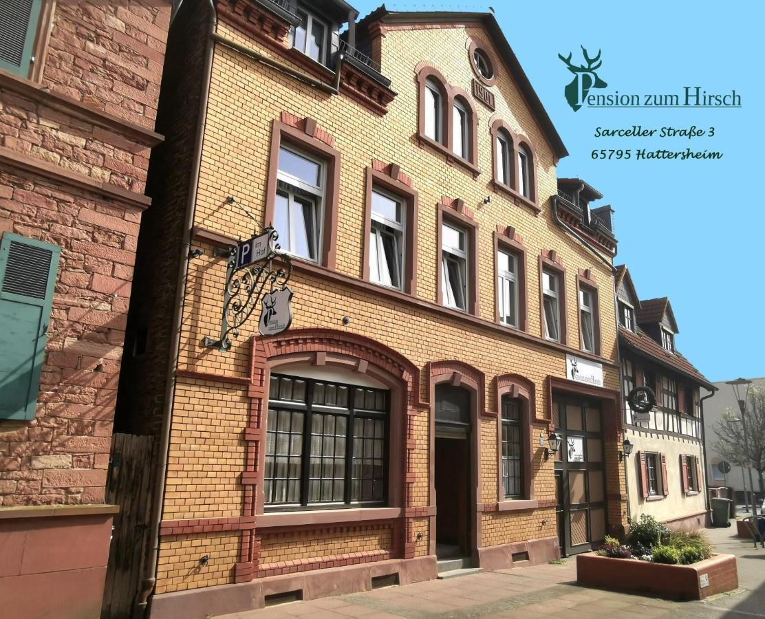 Hotel-Pension Zum Hirsch 哈特斯海姆 外观 照片