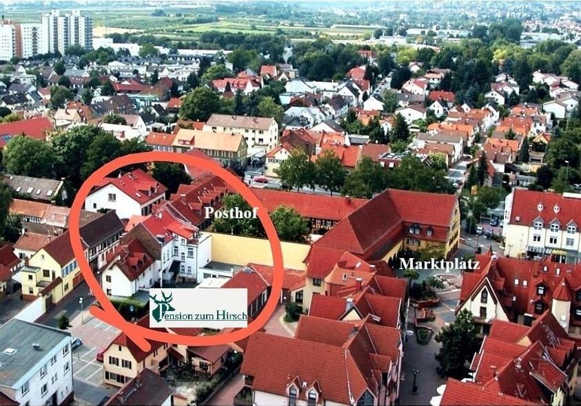 Hotel-Pension Zum Hirsch 哈特斯海姆 外观 照片
