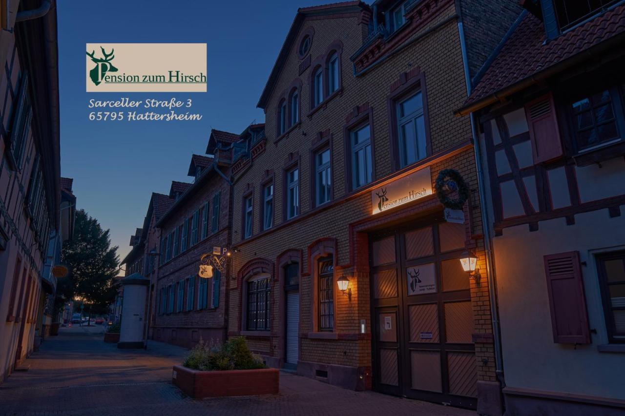 Hotel-Pension Zum Hirsch 哈特斯海姆 外观 照片